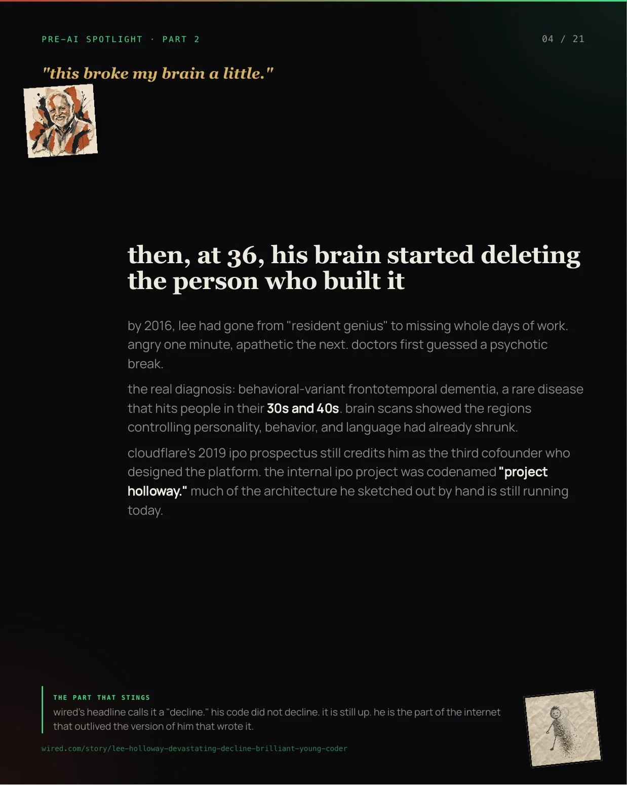 Page 4 of tech+misc larp issue 01: Lee Holloway, part two